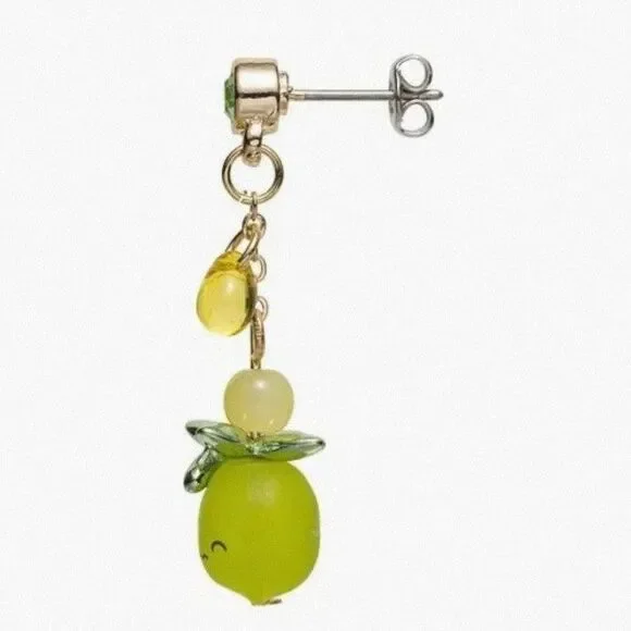 Pokemon center Smoliv pierced earrings - Picture 2 of 4